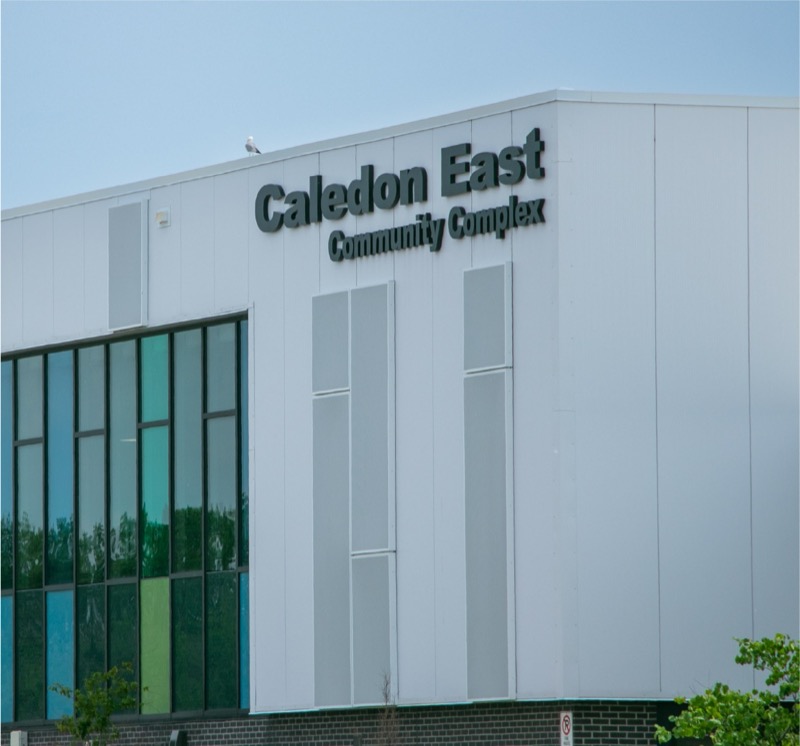 Caledon East Community Complex recreation facility near Bolton Place
